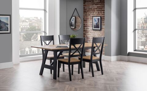 Hockley Table Black/Oak