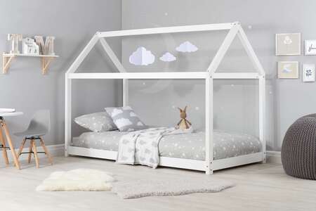 House Single Bed White