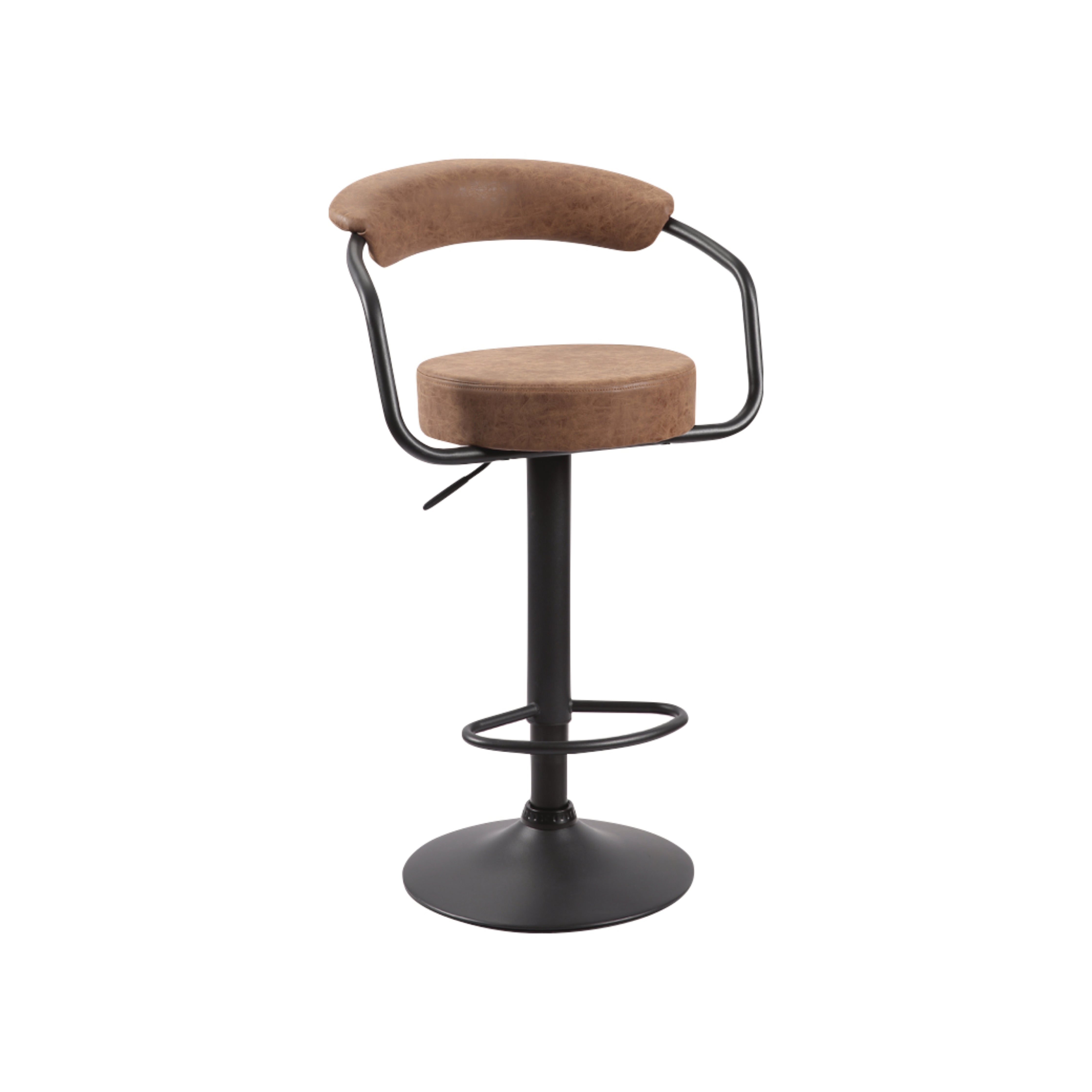 Hanna Bar Stool Brown Kd (Sold In Two'S)
