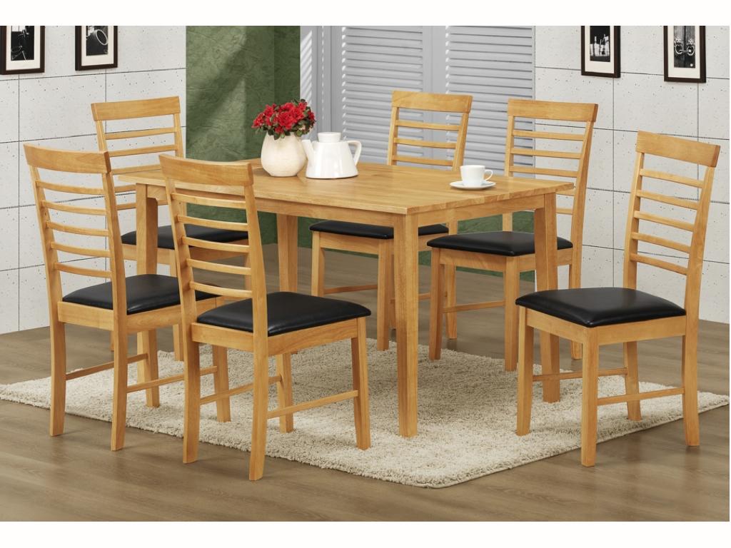 Hanover (1X6) Dining Set (Light Oak) (6 Chairs)