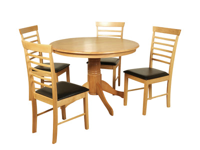 Hanover Large Round Dining Set (4 Chairs)