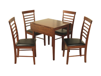 Hanover Square Dropleaf Dining Set Dark (4 Chairs)