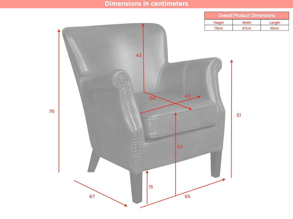 Harlow Armchair La (Tan)