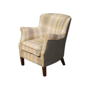 Havix Armchair - Yellow Check