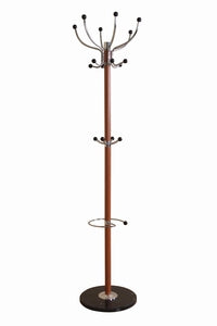 Hat And Coat Stand (Light Brown)