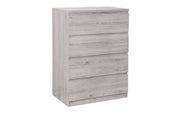Jupiter 4 Drawer Chest- Grey Oak