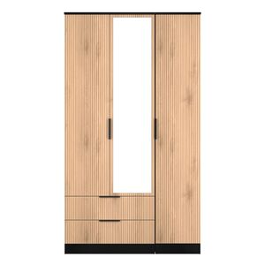 Juliette Tall Triple 2 Drawer Mirror Robe