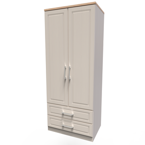KEN061 2ft6in 2 Drawer Robe