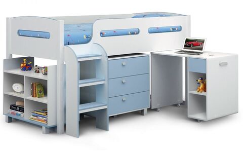 Kimbo Blue Cabin Bed