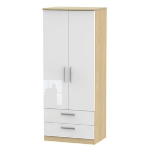 KNI061 2ft6in 2 Drawer Robe