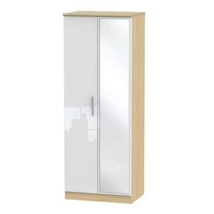 KNI087 Tall 2ft6in Mirror Robe