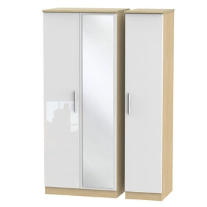 KNI137 Triple Mirror Robe
