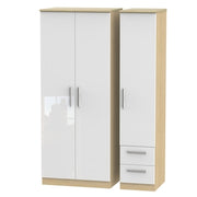 KNI150 Triple Plain + Drawer Robe