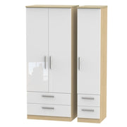 KNI151 Triple 2 Drawer + Drawer Robe