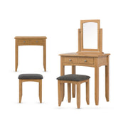 Kimi Oak Dress Table/Stool