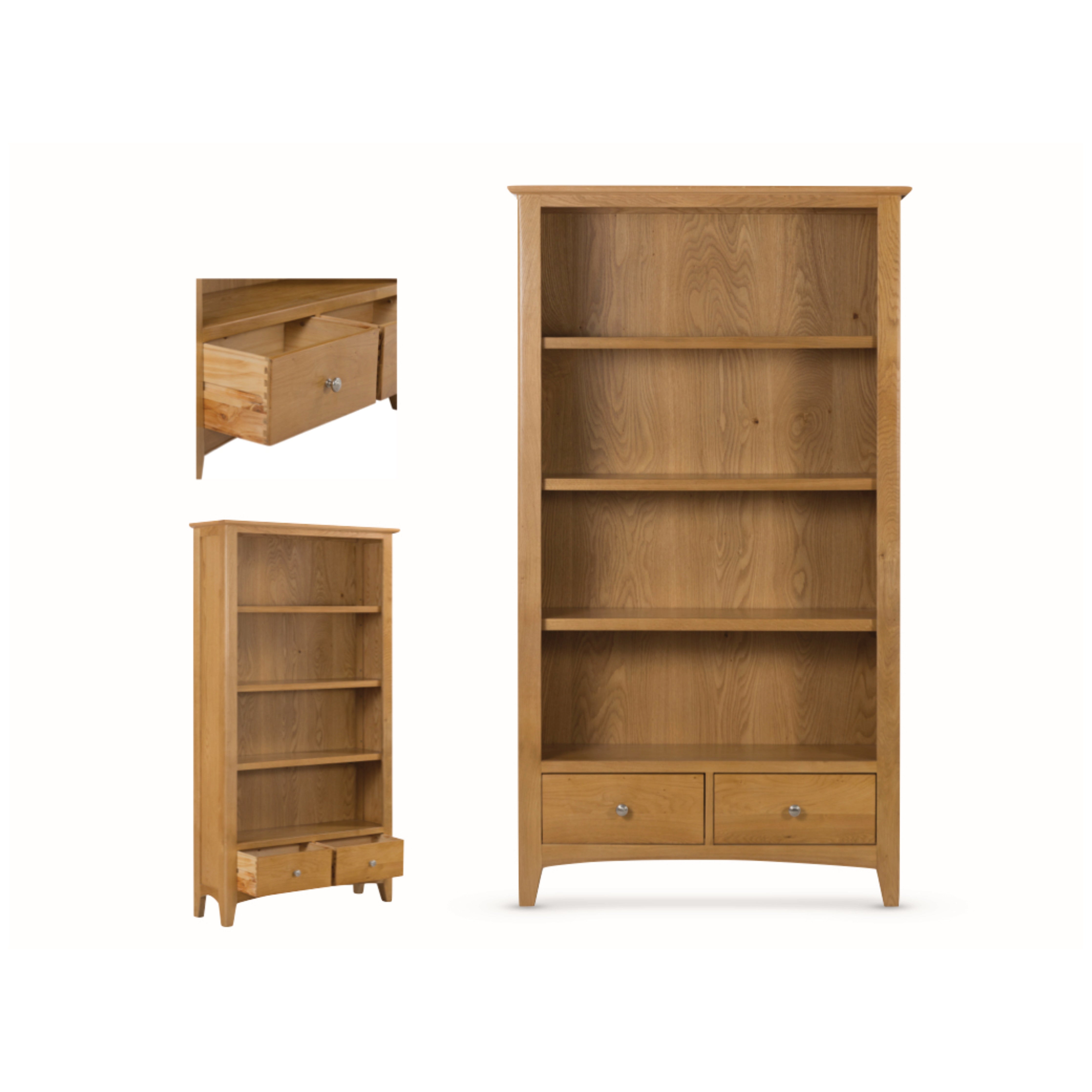 Kilkenny Oak Large Bookcase