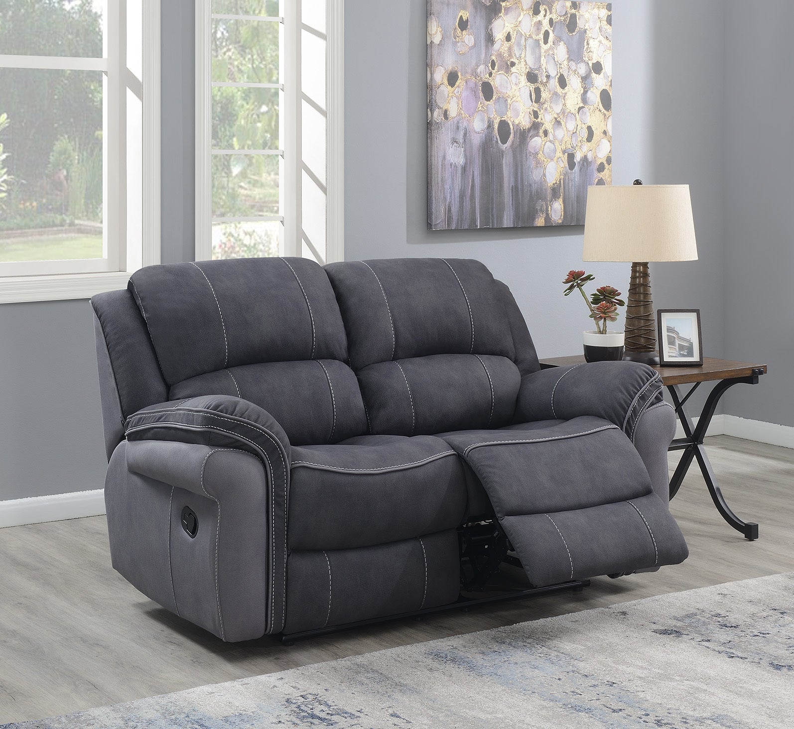Kingston Charcoal Fusion 2 Seater