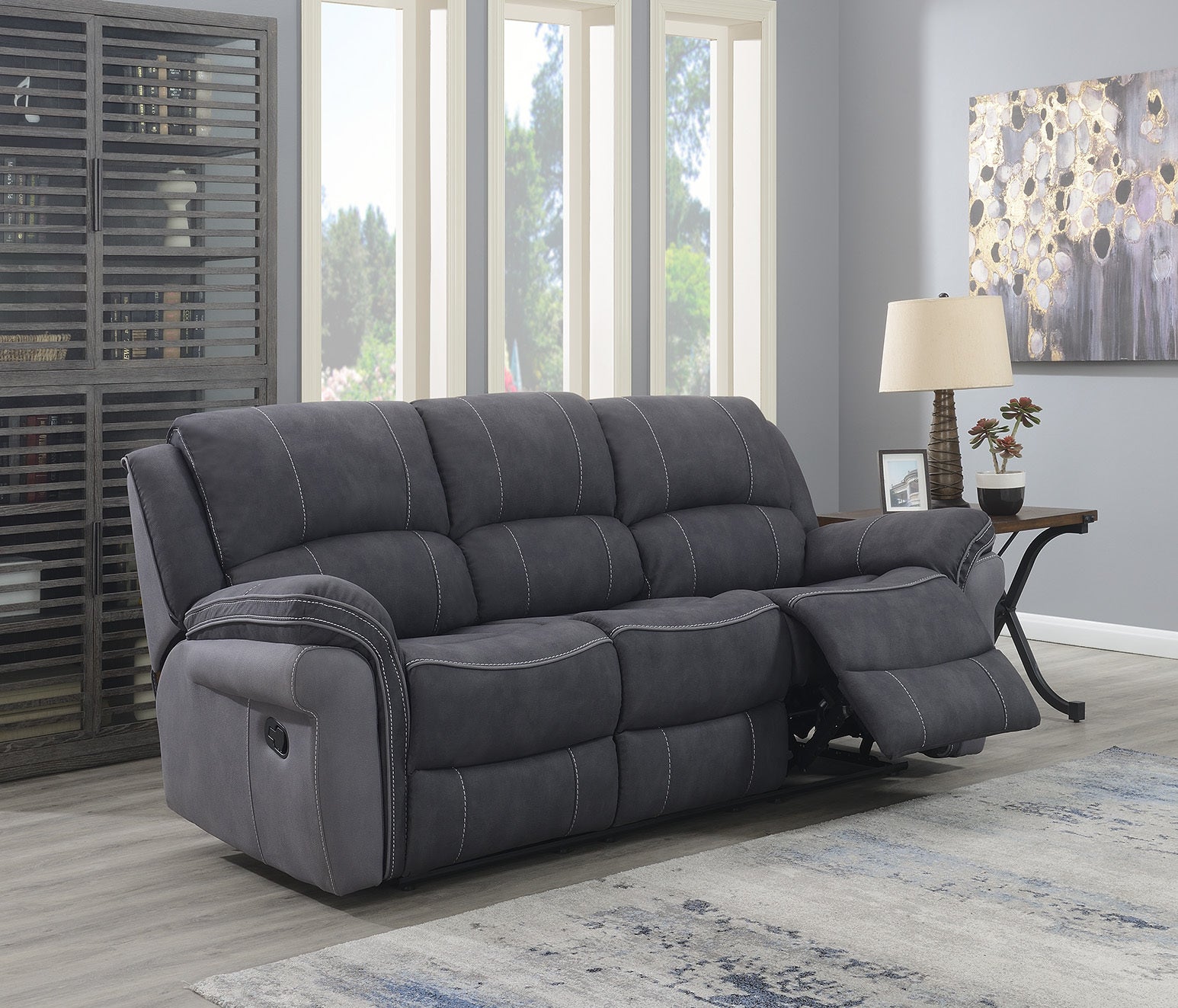 Kingston Charcoal Fusion 3 Seater