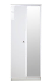 LUM087 Tall 2ft6in Mirror Robe