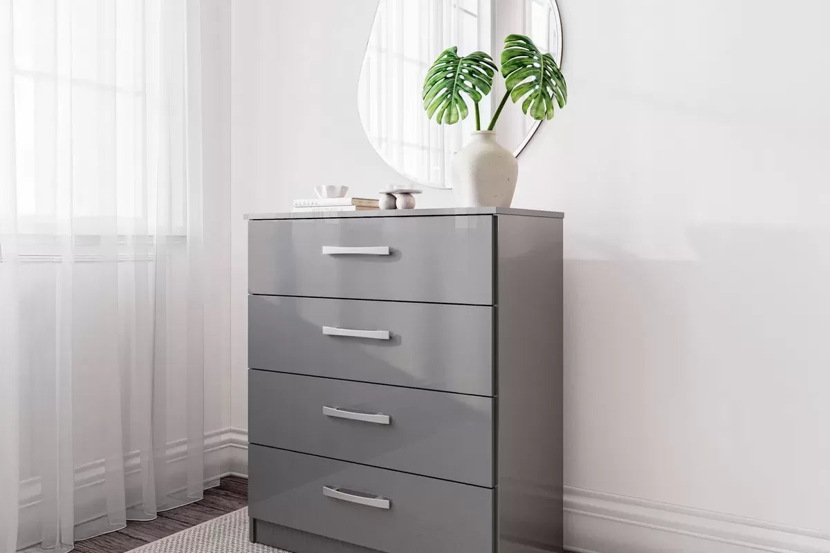 Lowther 4 Drawer Chest Grey