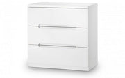 Manhattan 3 Drawer Chest - White