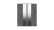 4 Door Robe With 2 Mirrors