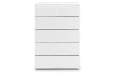 Monaco 4+2 Drw Chest - White Gloss