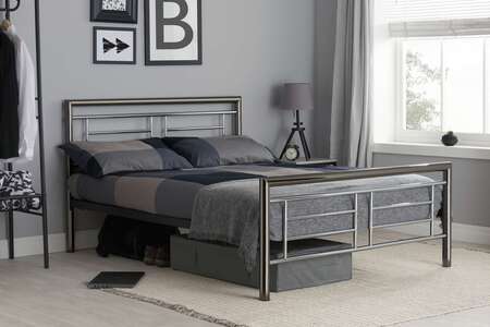 Montana King Bed Silver