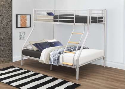 Nexus Double Bed Silver
