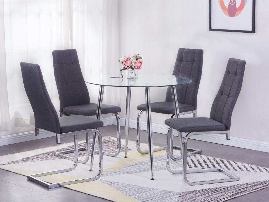 Nova Dining Set Kd (4 Chairs)