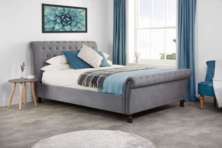 Opulence Super King Bed Grey