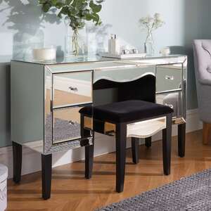 Palermo 4 Drawer Dressing Table White