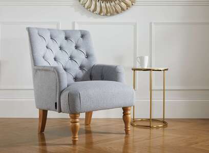 Padstow Chair Grey