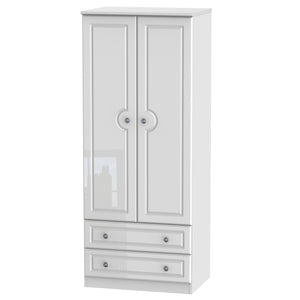 PEM061 2ft6in 2 Drawer Robe