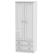 PEM081 Tall 2ft6in 2 Drawer Robe