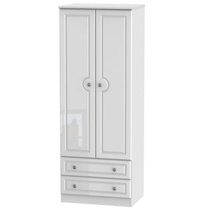 PEM081 Tall 2ft6in 2 Drawer Robe
