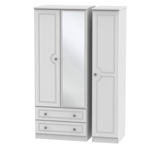 PEM132 Triple 2 Drawer Mirror Robe