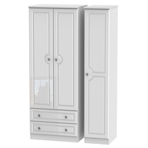 PEM141 Tall Triple 2 Drawer Robe