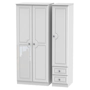 PEM150 Triple Plain + Drawer Robe