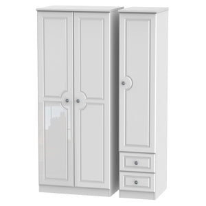PEM150 Triple Plain + Drawer Robe