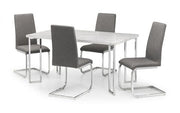 Positano Marble & Chrome Dining Table