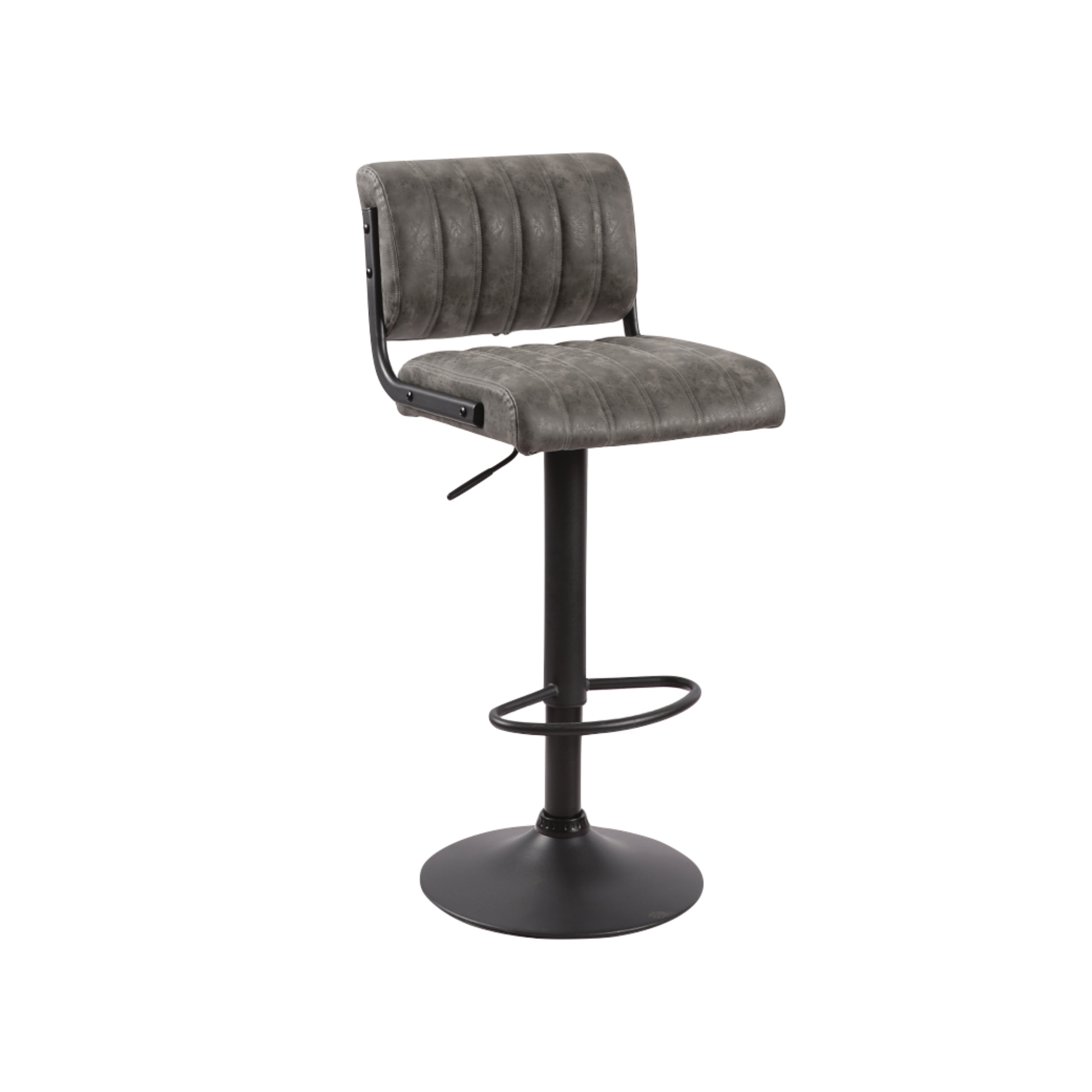 Paris Bar Stool Grey Kd (Sold In Two'S)