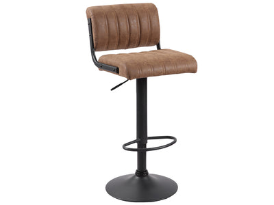 Paris Bar Stool Brown Kd (Sold In Two'S)