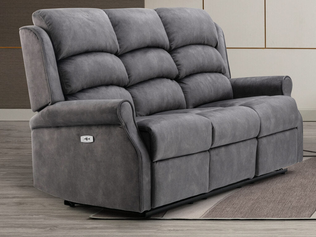 Penrith 3 Seater Grey (Electric)