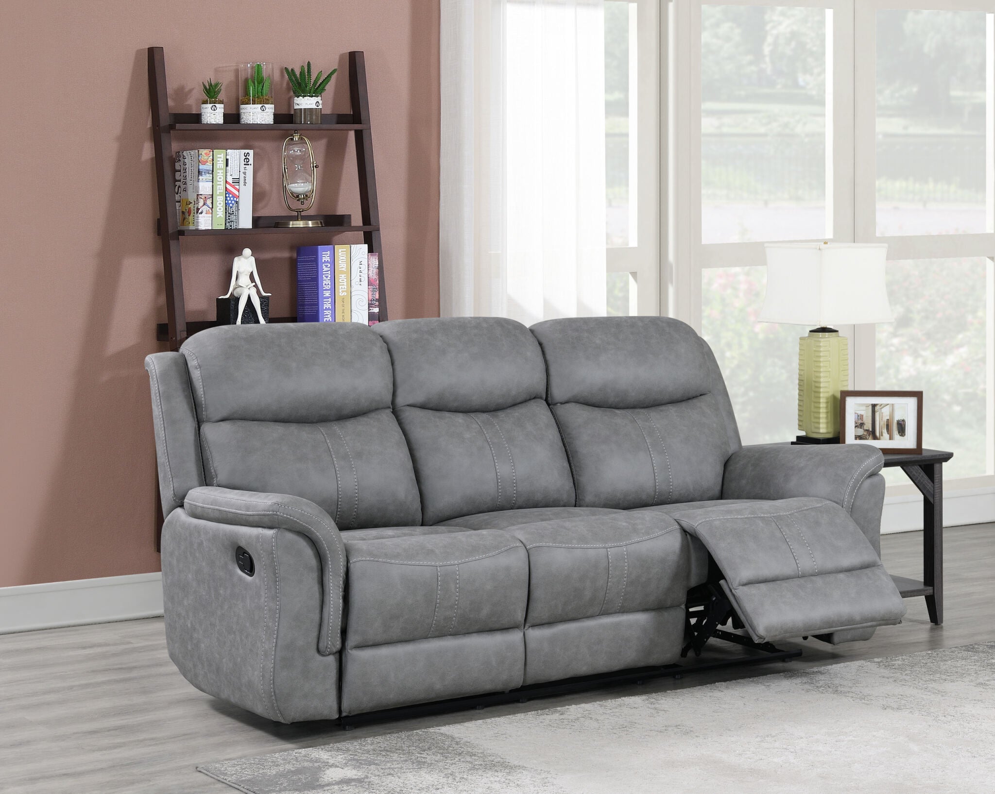 Portland 3 Seater Silver Grey