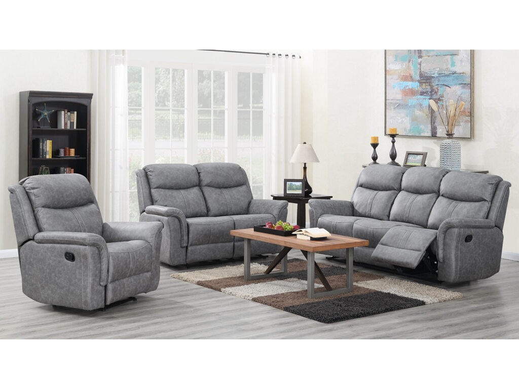 Portland 3+1+1 Suite Silver Grey