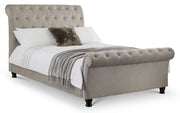Fabric Bed 135Cm