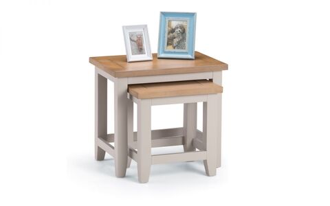 Richmond Nest Of Tables Ass - Elephant Grey/Pale Oak