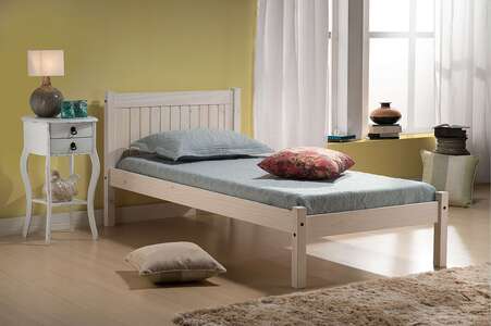 Rio Single Bed White