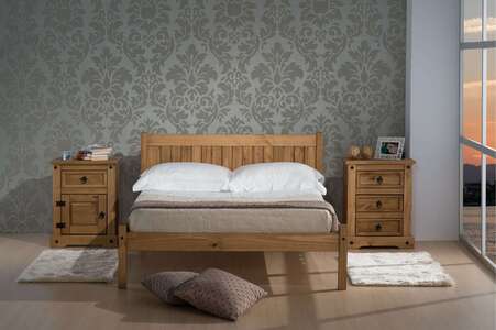 Rio Double Bed Pine